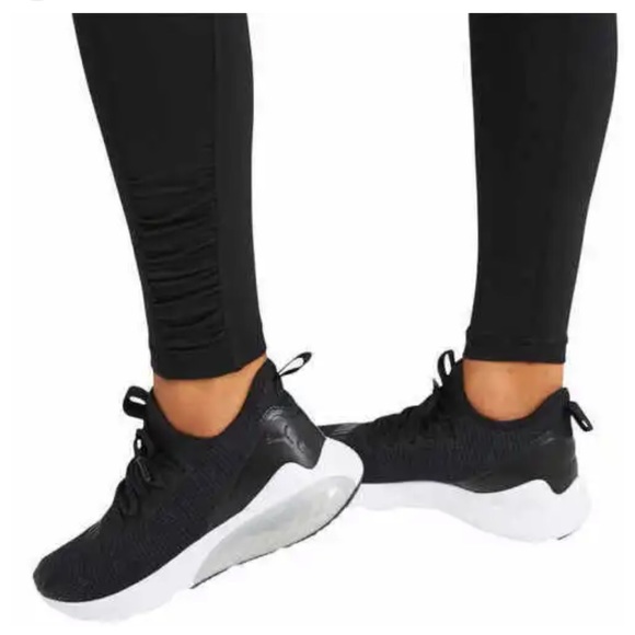 NWT Puma Women's Ruched Fusion Black Pocket Tight Workout Legging M - Picture 4 of 6